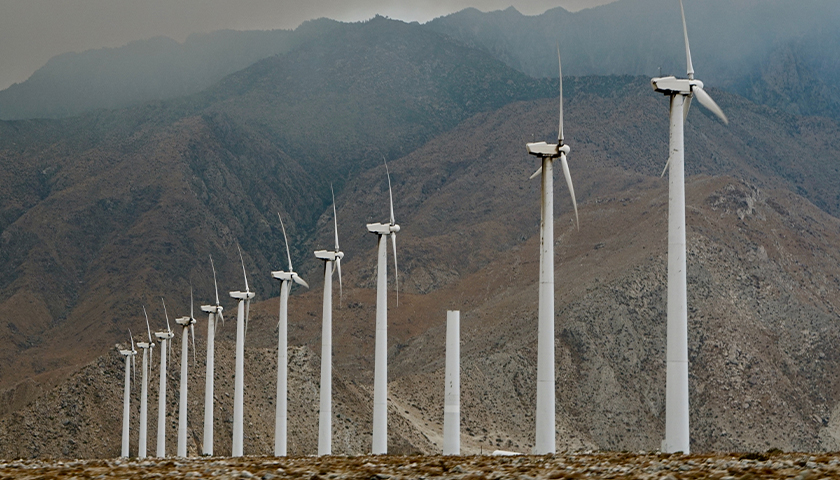 Field of wind turbines