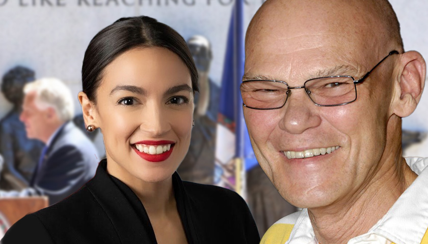 AOC and James Carville