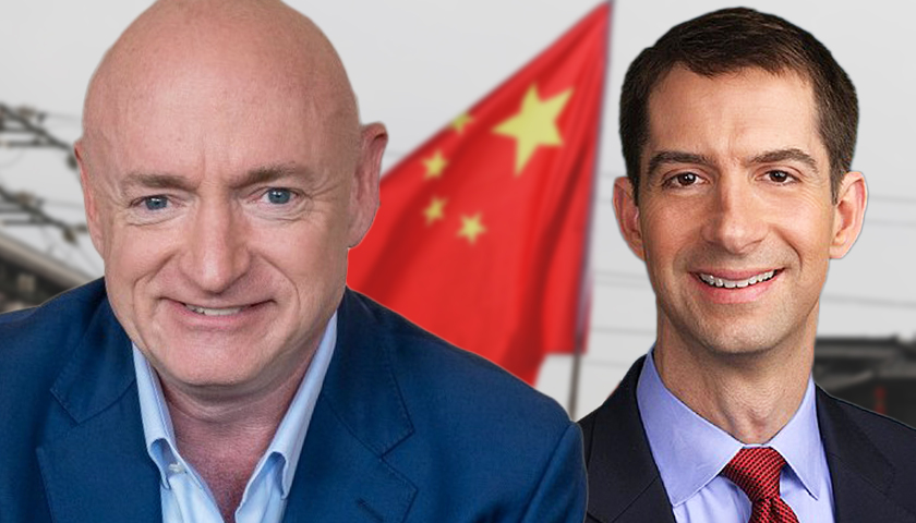 Mark Kelly and Tom Cotton