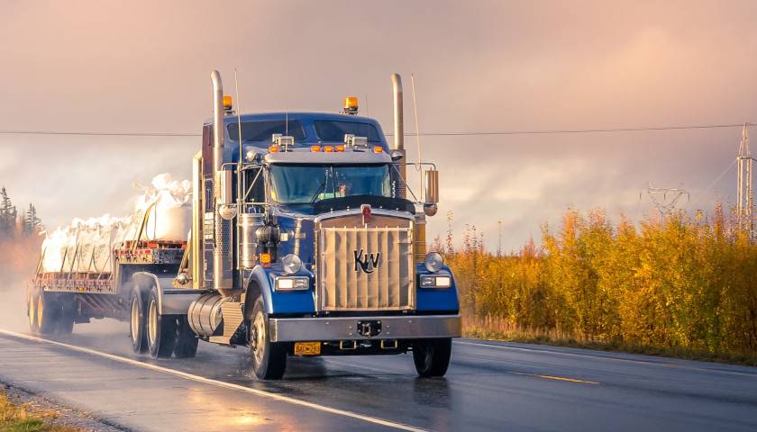 Truck on Road