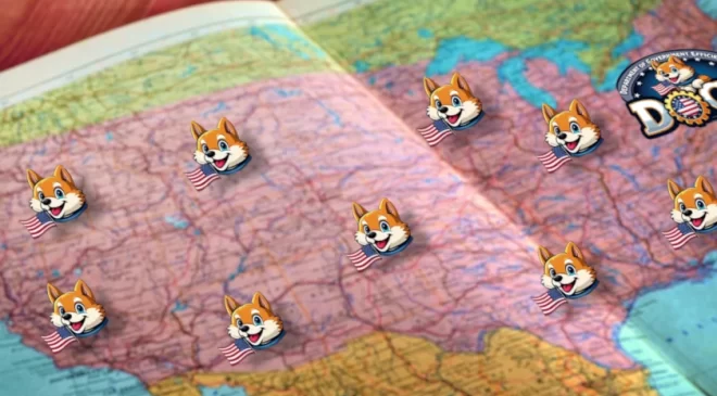 US Map of DOGEs