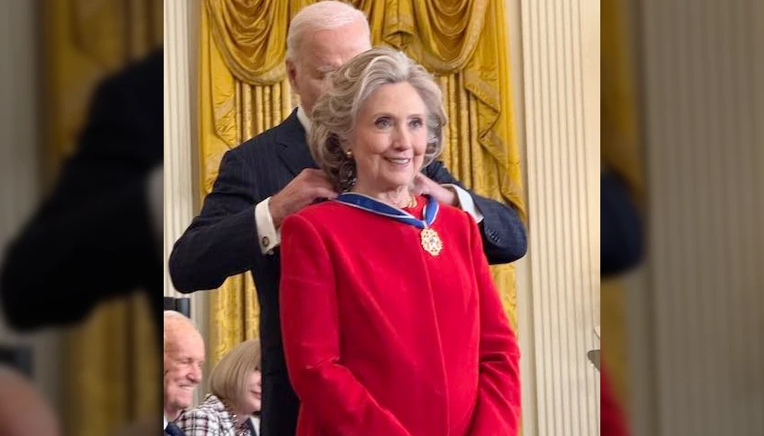 Hillary Clinton and Joe Biden