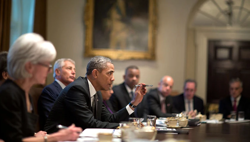 President Barack Obama Cabinet Meeting