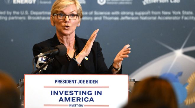 Energy Secretary Jennifer Granholm