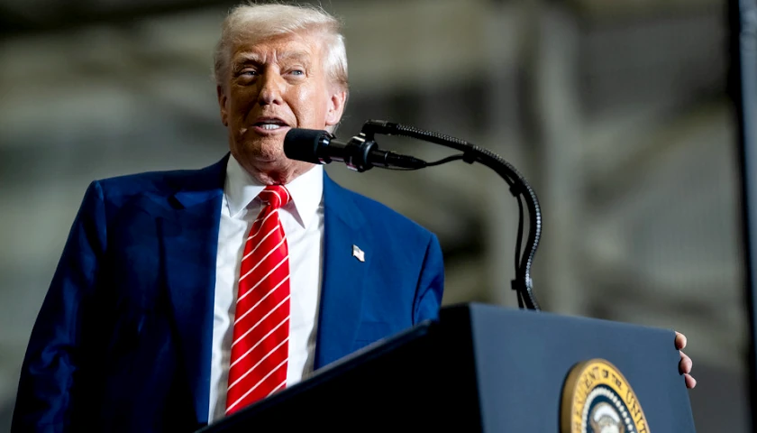 Trump speaking