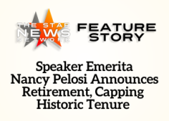 TSNN Featured:  Speaker Emerita Nancy Pelosi Announces Retirement, Capping Historic Tenure